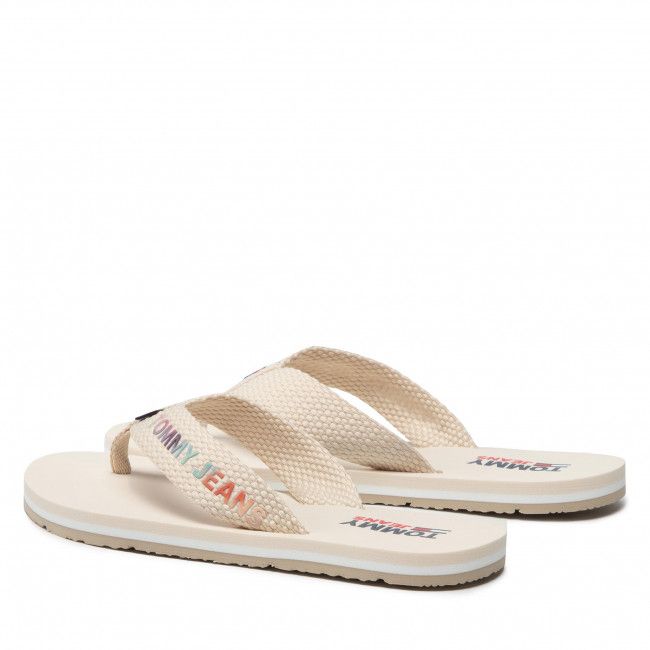 Infradito TOMMY JEANS - Tie Dye Beach Sandal EN0EN01835 Sugarcane AA8