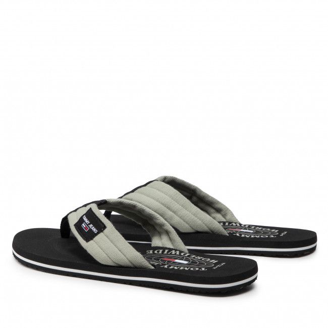 Infradito TOMMY JEANS - Beach Sandal EM0EM01002 Faded Willow PMI