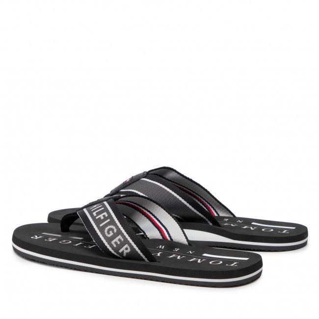 Infradito Tommy Hilfiger - Martime Beach Sandal FM0FM03978 Black BDS