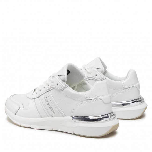 Sneakers CALVIN KLEIN - Flexi Runner Lace Up-Mn Hf Mix HW0HW00872 Ck White YAF