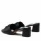 Ciabatte TOMMY HILFIGER - Th Leather Branding Heel Sandal FW0FW06477 Black BDS