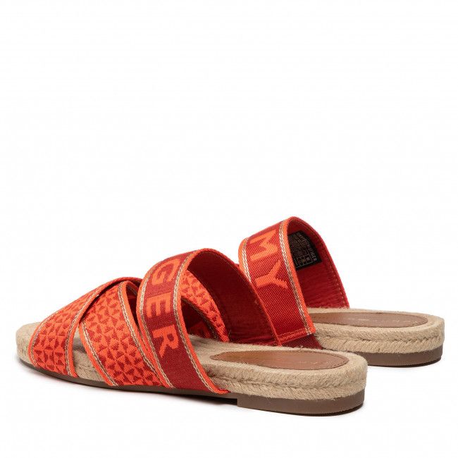 Espadrillas TOMMY HILFIGER - Webbing Flat Espadrille FW0FW06307 Hawaiian Coral XMV