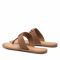 Infradito TOMMY HILFIGER - Th Hardware Flat Leather Mul FW0FW06235 Summer Cognac GU9