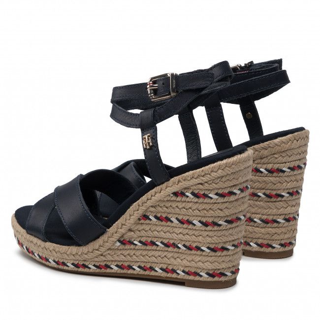 Espadrillas TOMMY HILFIGER - Feminine High Wedge Sandal FW0FW06238 Desert Sky DW5