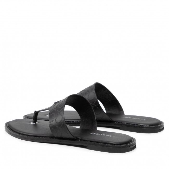 Infradito CALVIN KLEIN - Almond Flat Tp Slide Hf HW0HW01159 Ck Black BAX