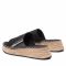 Espadrillas CALVIN KLEIN JEANS - Sporty Wedge Sandal Monogram YW0YW00566 Black BDS