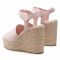 Espadrillas CALVIN KLEIN JEANS - Wedge Sandal Ankle Clip Su YW0YW00571 Pale Conch Shell TFT