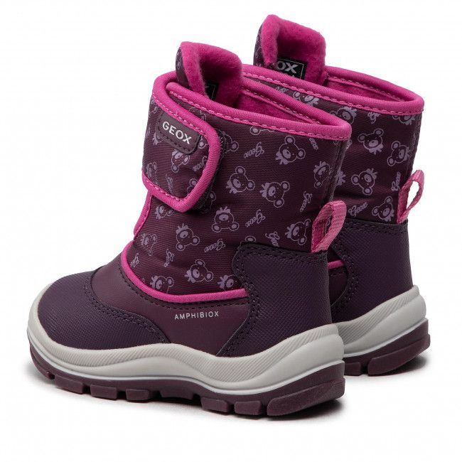 Stivali da neve Geox - B Flanfil G.B Abx G B263WG 050MN CF88D M Prune/Dk Fuchsia