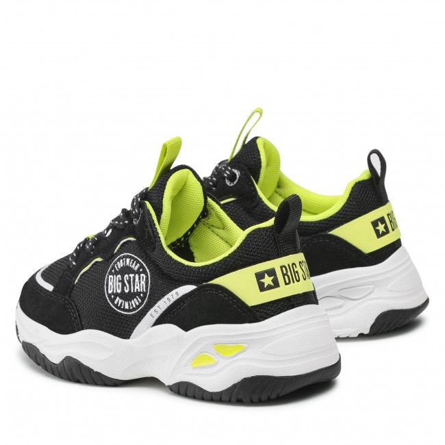 Sneakers BIG STAR - JJ374271 Black/Yellow