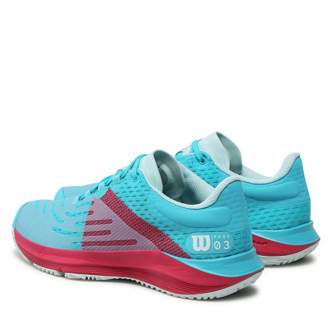 Scarpe WILSON - Kaos 3.0 Jr WRS329040 Scuba Blue/Love Potn/Clear Wat