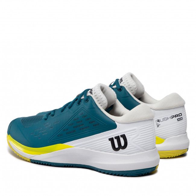Scarpe WILSON - Rush Pro Ace Clay WRS329530 Blue Coral/White/Sulfr Spg