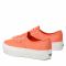 Scarpe sportive Vans - Authentic Platfor (Twill)Melon/Blancdeblanc