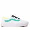 Scarpe sportive Vans - Comfycush Old VN0A4U1QABU1 (Fluro) Atlantis/Tru Whi