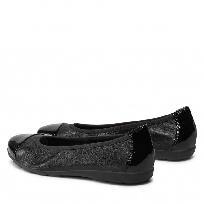 Ballerine CAPRICE - 9-22152-28 Black Nap/Pat. 033