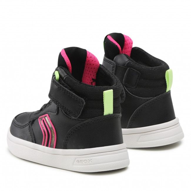 Sneakers GEOX - J Djrock G. C J264MC 0BCEW C9B8L M Black/Fluo Fuchsia