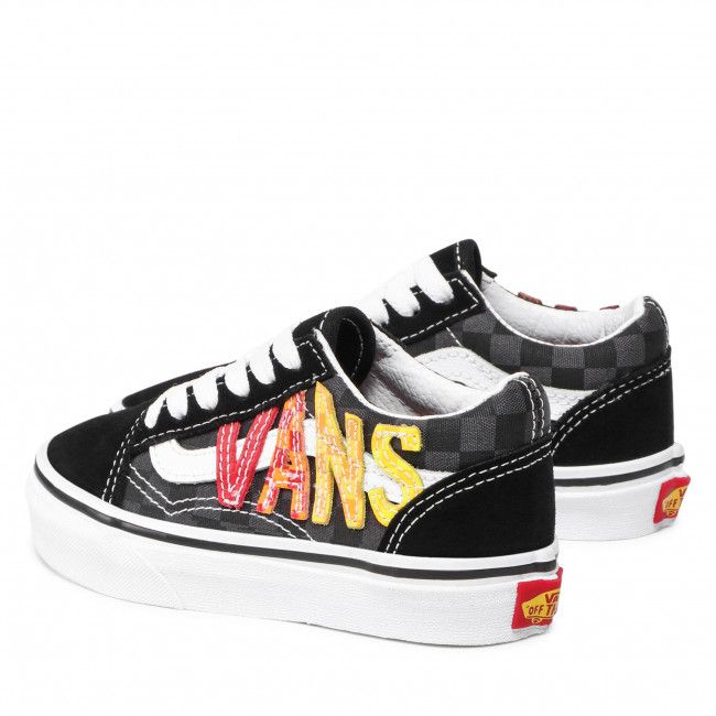 Scarpe sportive VANS - Old Skool VN0A7Q5FABX1 (Flame Logo Repeat) Black