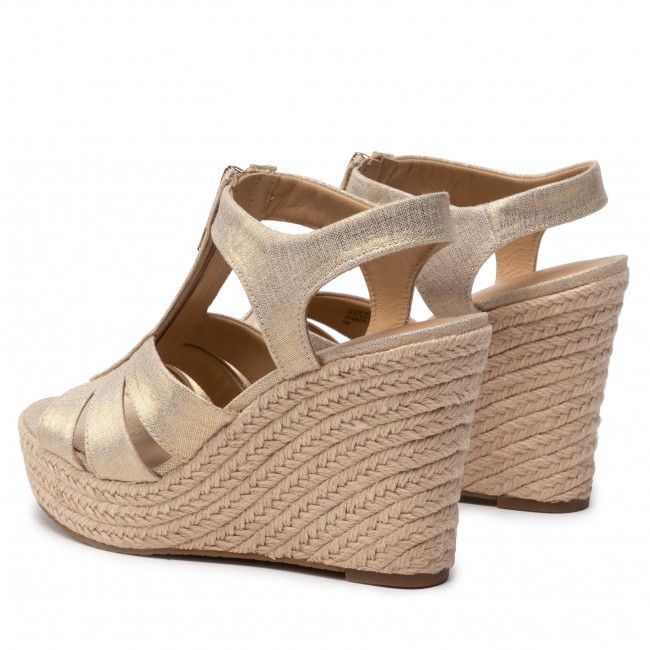 Espadrillas MICHAEL MICHAEL KORS - Berkley Wedge 40S9BRMS3D Pale Gold