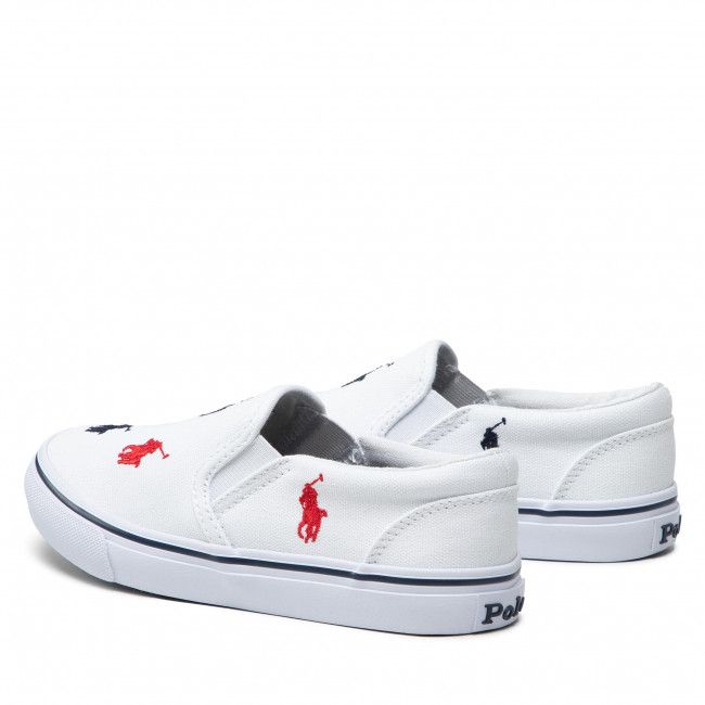 Scarpe sportive POLO RALPH LAUREN - Keanton Slip On RF103502 S White/Navy/Red