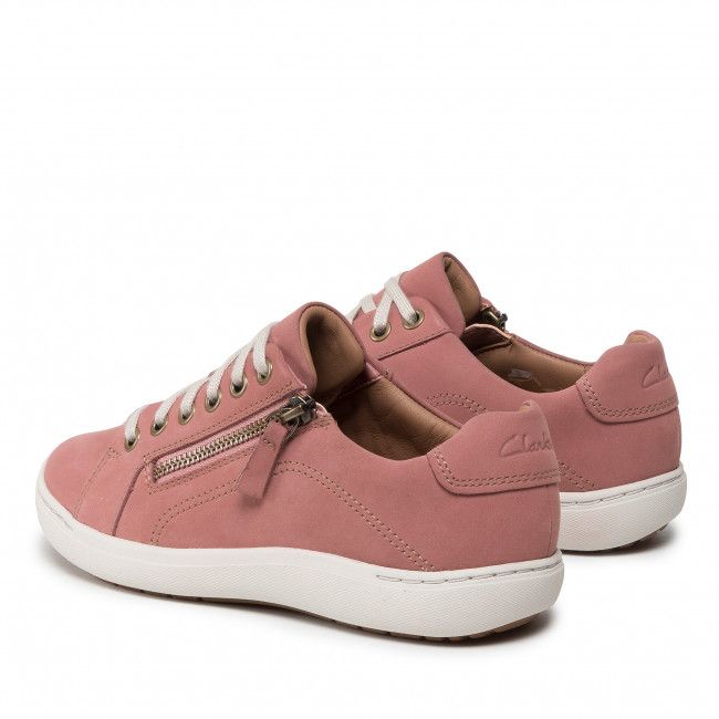 Sneakers CLARKS - Nalle Lace 261620734 Rose