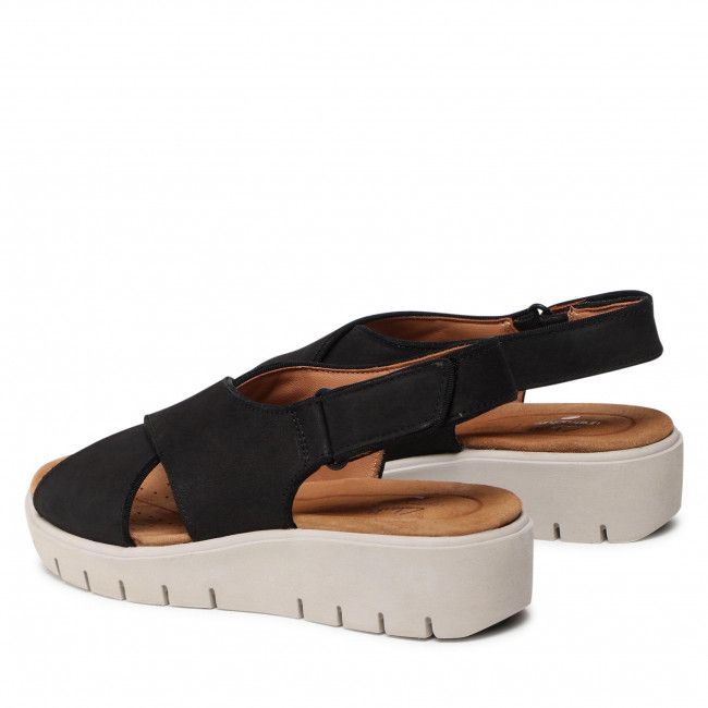 Sandali CLARKS - Un Karely Sun 261414484 Black Nubuck