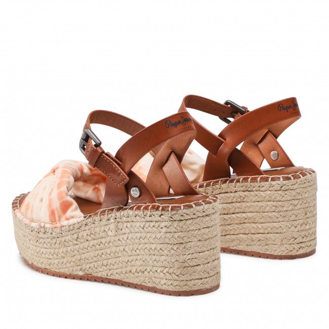 Espadrillas PEPE JEANS - Witney Knot PLS90553 Peach 118