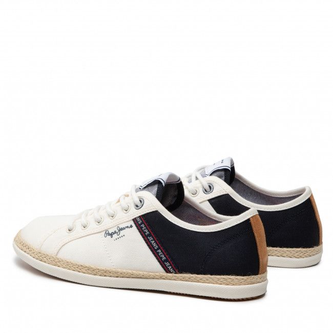 Espadrillas PEPE JEANS - Maui Tape Urban PMS10296 White 800