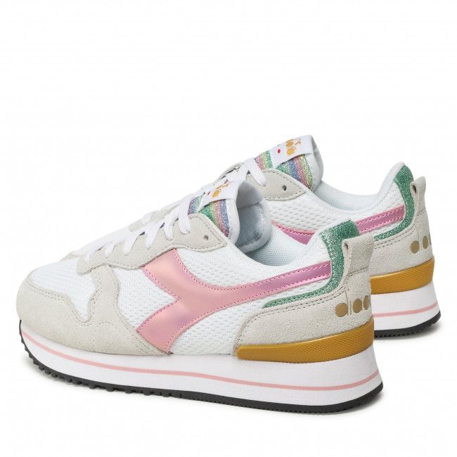 Sneakers DIADORA - Olympia Platform Glitter Rainbow Wn 101.178330 01 C3113 White/Pink Lady