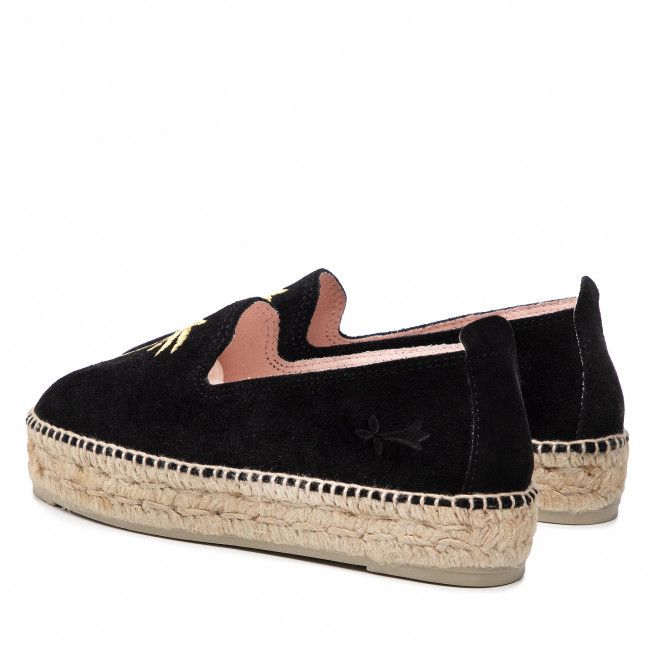 Espadrillas MANEBI - Slippers D T 0.3 D0 Black/Golden Palm