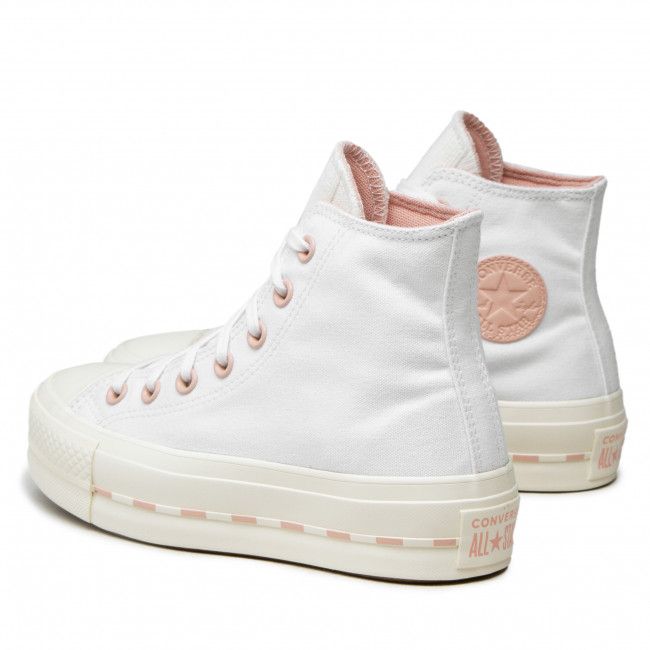 Scarpe da ginnastica Converse - Ctas Lift Hi 572709C White/Egret/Pink Clay