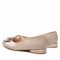 Ballerine SAGAN - 4751 Beżowy Lakier