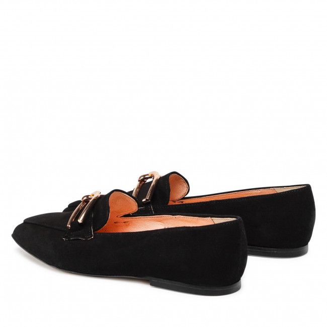 Loafers BALDACCINI - 1675500 Czarny Zamsz