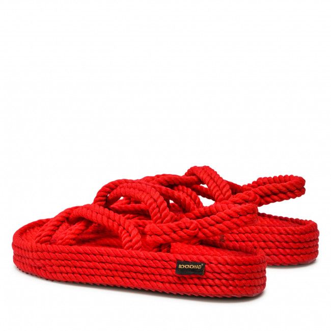 Sandali BOHONOMAD - Bodrum Platform Sandal BOD.0015.PRS Red