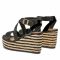 Espadrillas WRANGLER - Marbella Cross WL21640A Black 062