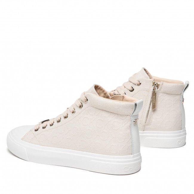 Scarpe da ginnastica CALVIN KLEIN - Vulc High Top-Mn Jq HW0HW01045 Neutral Mono 0K7