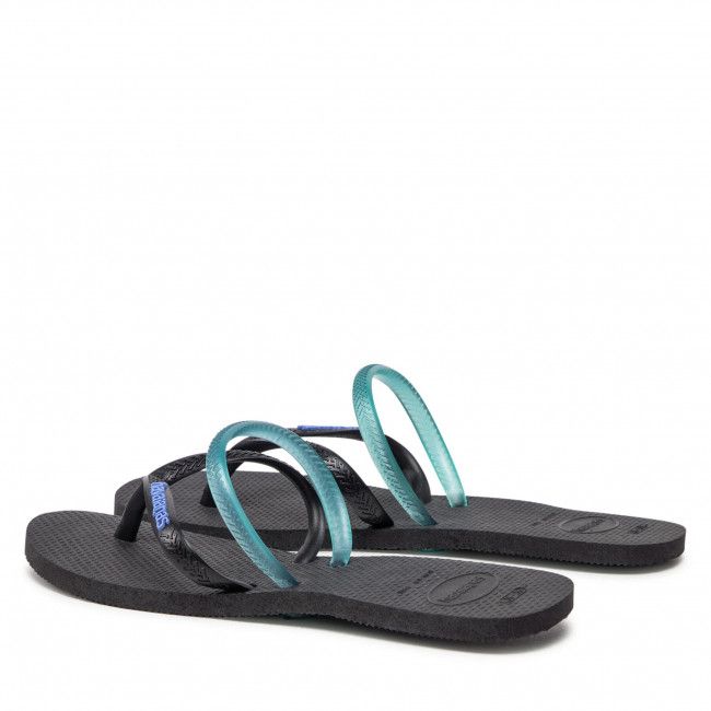 Infradito HAVAIANAS - Flat Duo 41472370090 Black