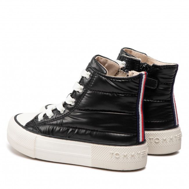 Scarpe da ginnastica Tommy Hilfiger - High Top Lace-Up Sneaker T3A9-32290-1437 M Black 999