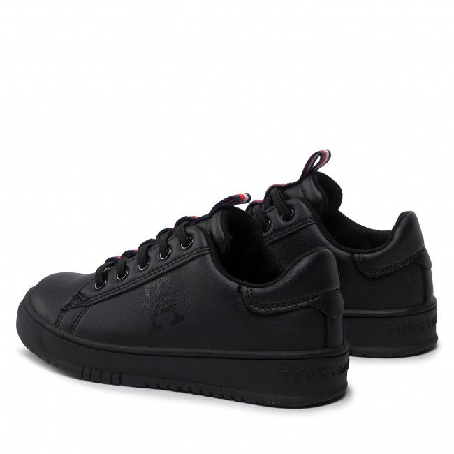 Sneakers TOMMY HILFIGER - Low Cut Lace-Up Sneaker T3B9-32466-1355 M Black 999
