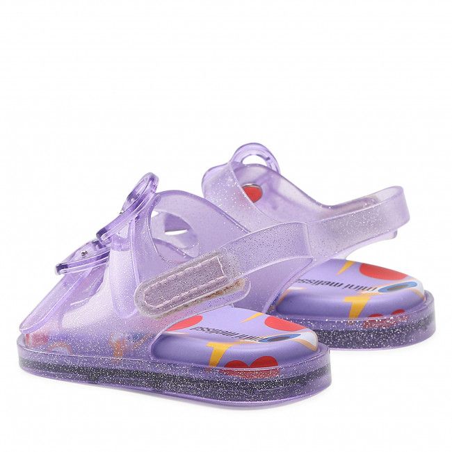 Sandali Melissa - Mini Melissa Wide Sandal + Cap 33652 Lilac/Red AD677