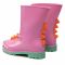 Wellington MELISSA - Mini Melissa Rain Boot + Fabul 33677 Pink/Green/Orange AF029