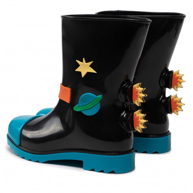 Wellington MELISSA - Mini Melissa Rain Boot + Fabula 33677 Blue/Black AF026