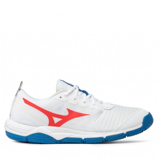 Scarpe MIZUNO - Wave Supersonic 2 V1GA204025 White/Ignition/Red Frenc