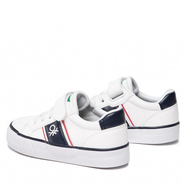 Scarpe sportive United Colors Of Benetton - Crispy Ltx BTK210210 White/Navy 1032