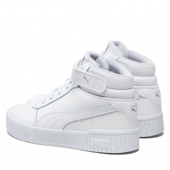 Sneakers Puma - Carina 2.0 Mid Jr 387376 02 Puma White/White/Silver