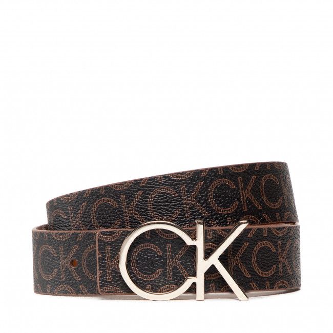 Cintura da donna CALVIN KLEIN - Re-Lock Ck Rev Belt 30mm K60K610156 Cognac/Brown Mono 0HF