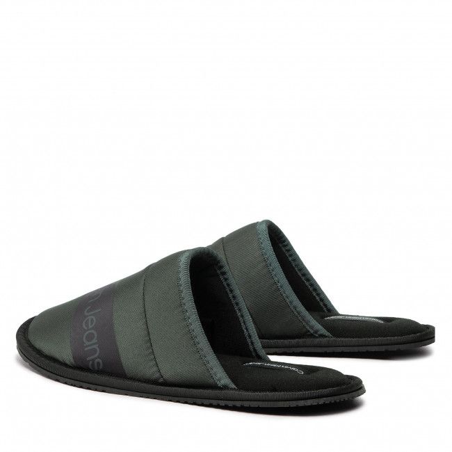 Pantofole Calvin Klein Jeans - Home Slide YM0YM00528 Dark Seaweed L7E