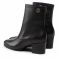 Tronchetti Tommy Hilfiger - Th Hardware Bootie Leather FW0FW06760 Black BDS