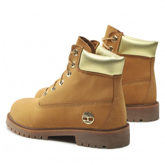 Scarponcini Timberland - Premium 6 In Waterproof Boot TB0A5SZD2311 Wheat Nubuck W Gold