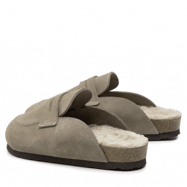 Pantofole GENUINS - Lois G104612 Velour Taupe