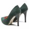 Scarpe stiletto Baldaccini - 717000-A Zielony Zamsz
