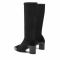 Stivali Sagan - 4776 Czarna Lycra/Czarny Lakier
